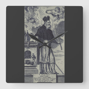 Relógio Quadrado Santo Albinus de Angers