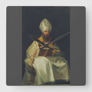 Relógio Quadrado São Ambrósio por Francisco de Goya