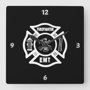 Relógio Quadrado Sapador-bombeiro EMT