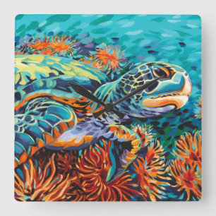 Relógio Quadrado Sea Swetheart I