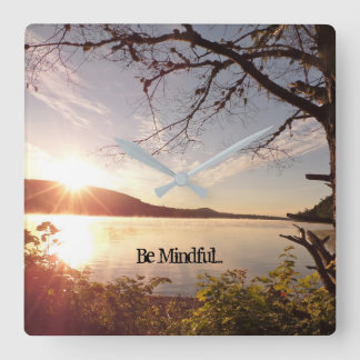 Relógio Quadrado seja pulso de disparo consciente da sala da ioga