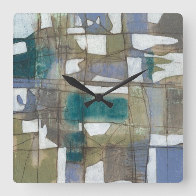 Relógio Quadrado Seleção Arbitrária I (Frente)
