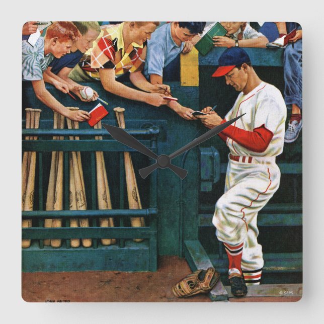 Relógio Quadrado Sessão Autografada (Frente)