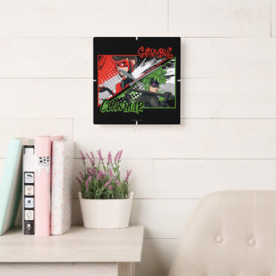 Relógio Quadrado Shadybug & Claw Noir Miraculoso Reverso