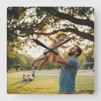 RELÓGIO QUADRADO SIMPLE MINIMAL MODERN MONOGRAM ELEGANT STYLE CHIC 