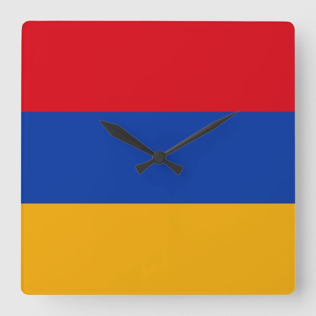 Relógio Quadrado Sinalizador Armênia (Frente)
