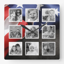 Sinalizador EUA Crie sua Colagem de Fotos Personal