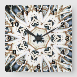 Relógio Quadrado Snow Web