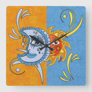 Relógio Quadrado SolarEclipse