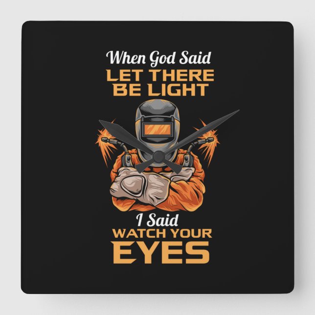 Relógio Quadrado Soldadura (Frente)