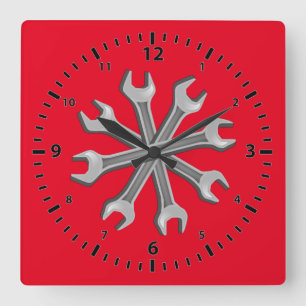 Relógio Quadrado Sonhando chaves