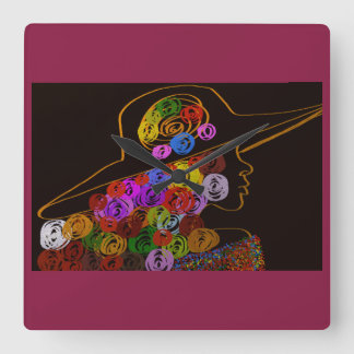 Relógio Quadrado Southern Beauty Rose