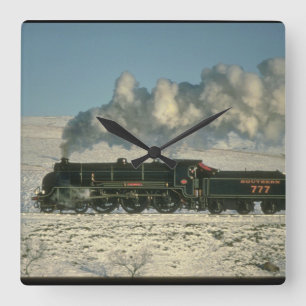 Relógio Quadrado Southern Railway No. 777_Steam Trains