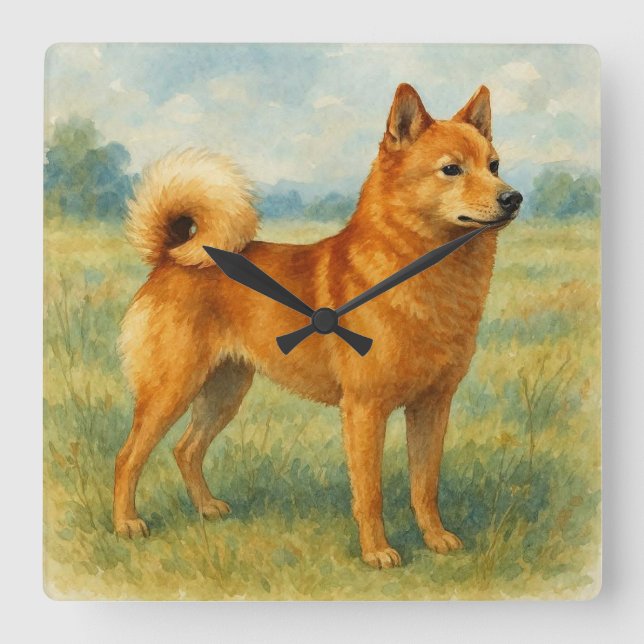 Relógio Quadrado Spitz Finlandês (Frente)