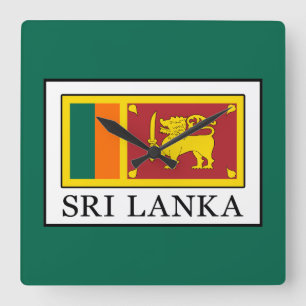 Relógio Quadrado Sri Lanka