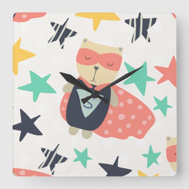 Relógio Quadrado Star Super Hero (Frente)