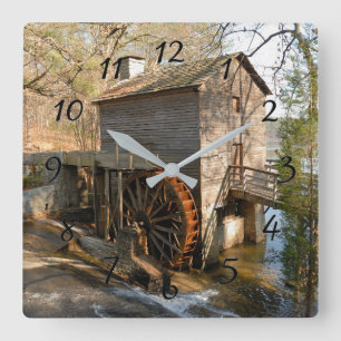 Relógio Quadrado Stone Mountain Mill