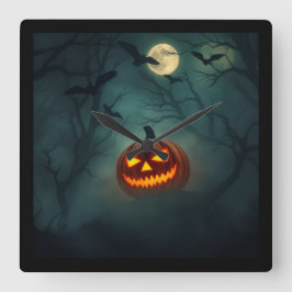 Relógio Quadrado Stunning Sinister – Ultimate Haunted Design