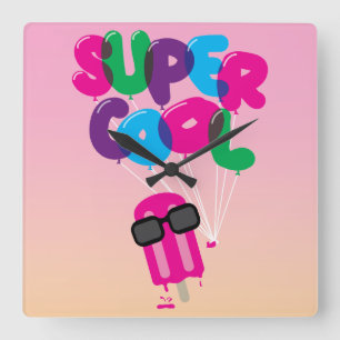 Relógio Quadrado Super Legal