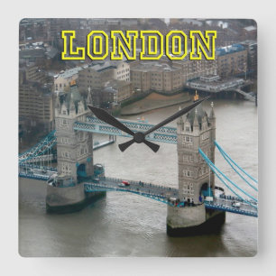 Relógio Quadrado Super! Ponte Londres da torre