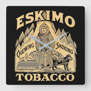 Relógio Quadrado Tabaco Eskimo