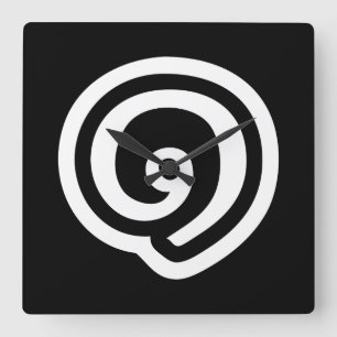 Relógio Quadrado Tailândia número 1/uma/1 (Nueng) língua tailand