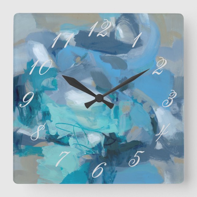 Relógio Quadrado Tangido (Frente)