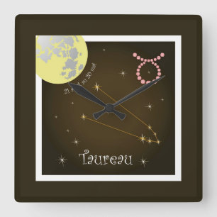 Relógio Quadrado Taureau 21 avril au 20 mai Uhr