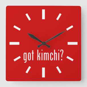 Relógio Quadrado tem kimchi?