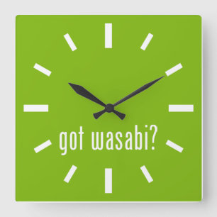 Relógio Quadrado tem wasabi?