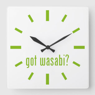 Relógio Quadrado tem wasabi?