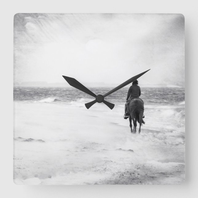 Relógio Quadrado Tempestade - (Frente)