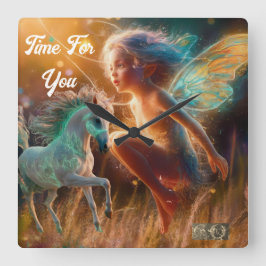 Relógio Quadrado Tempo Para Você