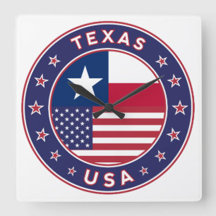 Relógio Quadrado Texas