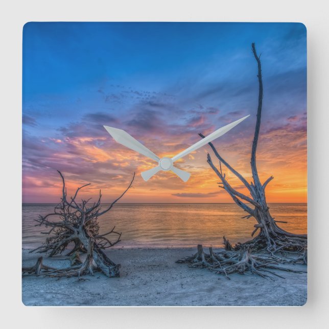 Relógio Quadrado The Lover Trees (Frente)