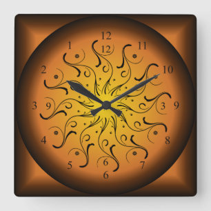 Relógio Quadrado Time Machine ~ Space/Time Continuum ~