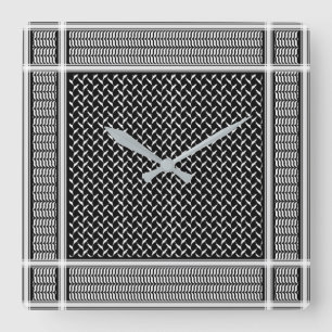 Relógio Quadrado Toalha Apron Keffiyeh palestina