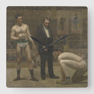 Relógio Quadrado Tomando a Contagem