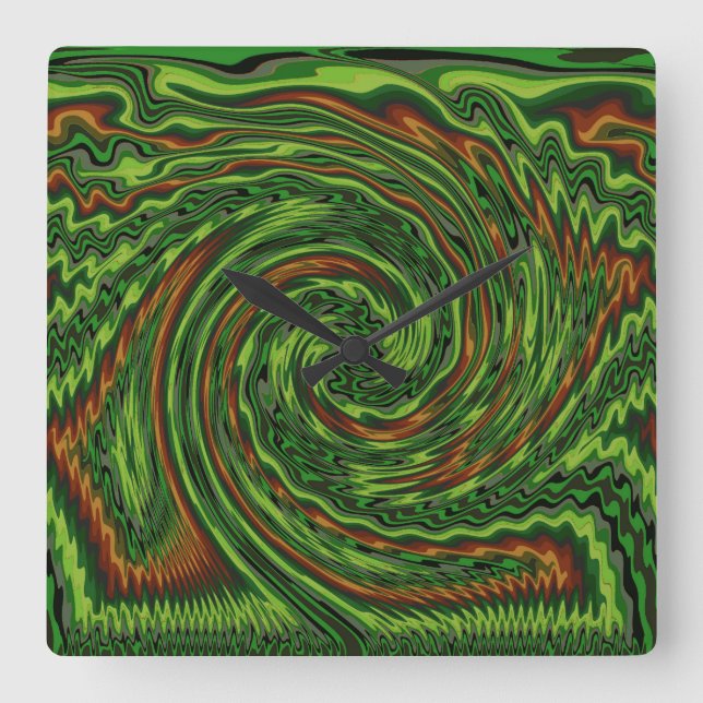 Relógio Quadrado Torção Wicked (Frente)