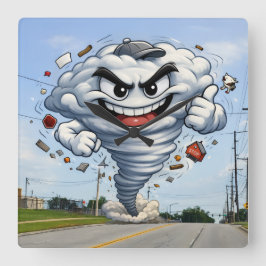 Relógio Quadrado Tornado