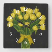 Tulipas Amarelas Chalkboard