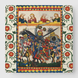 RELÓGIO QUADRADO TURNAÇÃO MEDIEVAL, LUTA CONTRA CONHECIMENTOS E D