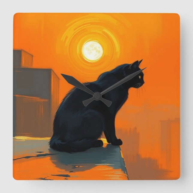 Relógio Quadrado Twilight Sentinel (Frente)