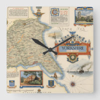 Um mapa de Yorkshire: Equitação do leste