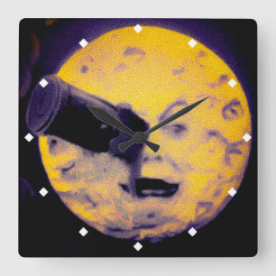 Relógio Quadrado Uma viagem ao pesadelo do roxo do sono profundo da