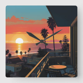 RELÓGIO QUADRADO UNSET IN PAPAIS NOEIS MONICA #1