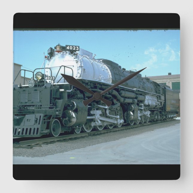 Relógio Quadrado UP 4-8-8-4 "Big Boy" #4023_Trains (Frente)