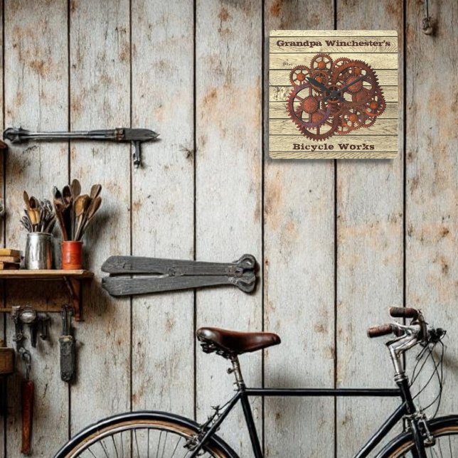 Relógio Quadrado Ursos Russos Espalham Estilo Esquadrão De Estilo S (square wall clock template design)