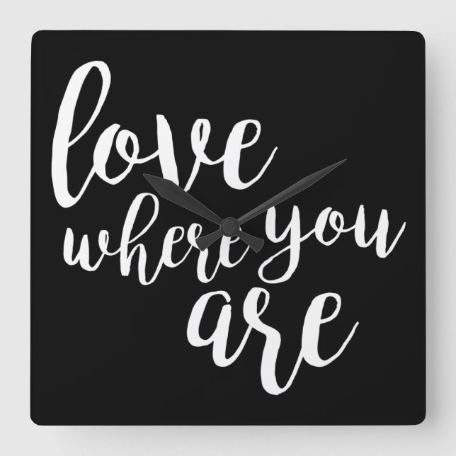 Relógio Quadrado V cotável (Frente)