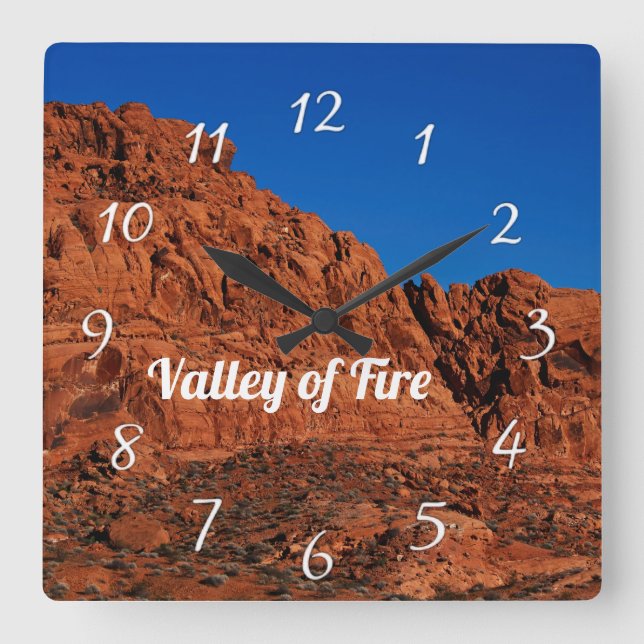 Relógio Quadrado Vale do Fogo   (Frente)